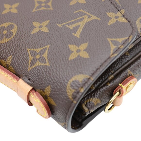 Louis Vuitton  Metis Pochette Monogram Canvas Crossbody Bag Brown - Picture 7 of 13